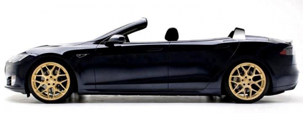 Tesla Model S kabriolet Newport Convertible Engineering