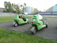 Zlot EV Żyrardów 2011 - Re-Volty firm Impact Automotive Technologies i 3xE - samochody elektryczne