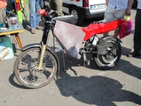 Zlot EV Żyrardów 2011 - elektryczny jednoślad zbudowany przez firmę Velokraft