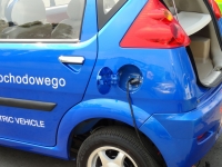 Zlot EV Żyrardów 2011 - testowy samochód elektryczny Instytutu Transportu Samochodowego