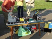 Zlot EV Żyrardów 2011 - prototypy elementów napędów firmy Extreme BLDC